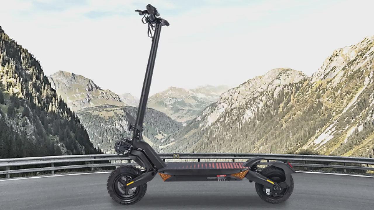 T8-A 35-70kms range E Scooter with 800W motor 48V 10Ah Lithium Battery